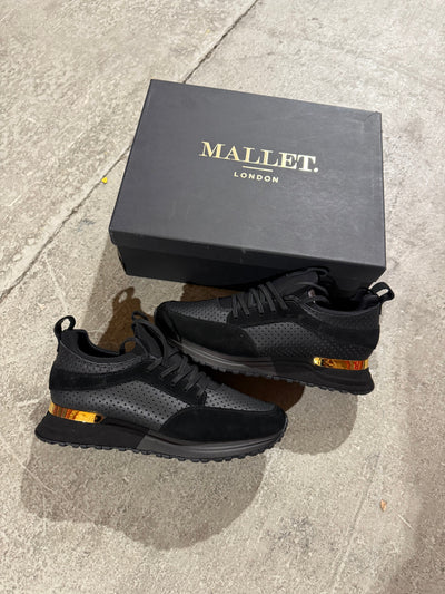 Tommy Mallet Midnight Perf Leather Gold