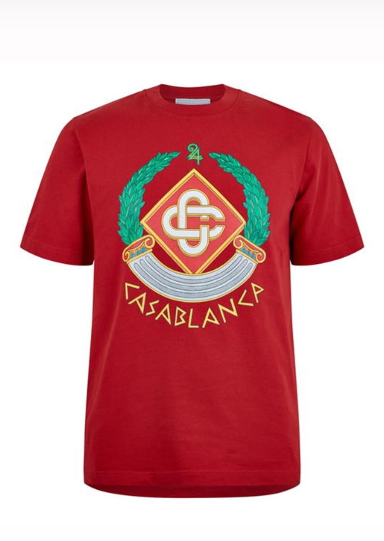 Casa Blanca Crest T-shirt Red