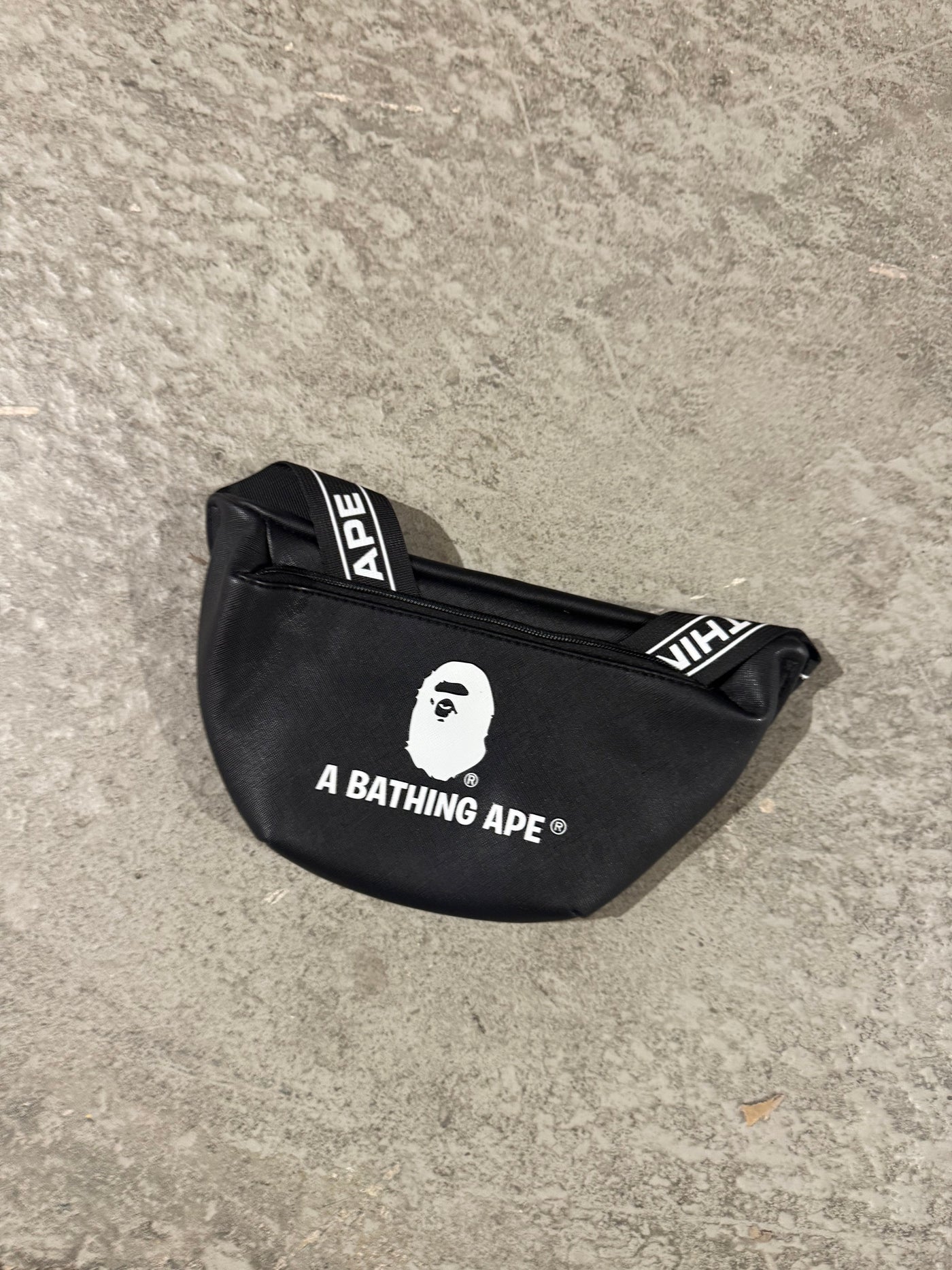 A Bathing Ape BAPE Waist Bag Black