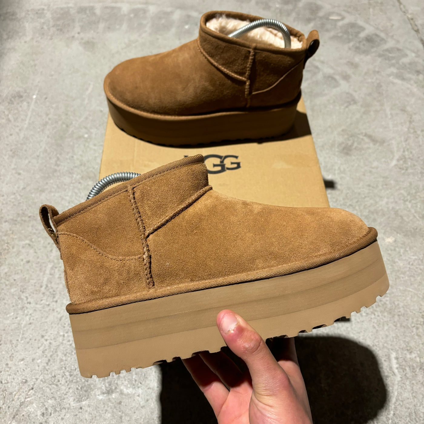 UGG Ultra Mini Platforms Tan